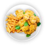 Chicken Nugget & Chips & Cheese 